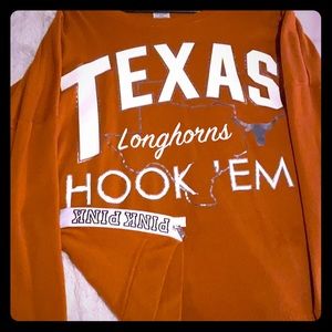 Victoria’s Secret pink Texas Longhorns sweatshirt